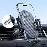 Miracase Porta Cellulare Auto [Nuovo Doppio Gancio in Acciaio] Supporto Telefono Auto Porta Telefono Auto per Presa D'aria Compatibile con iPhone 14/13/12 Samsung Xiaomi e Altri Smartphones Series