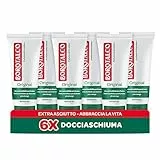 Borotalco - Bagnoschiuma Corpo Original - Docciaschiuma per Pelle Morbida e Vellutata, Effetto Borotalco sulla Pelle - Dermatologicamente Testato - 6 Flaconi da 200 ml - Esclusiva Amazon