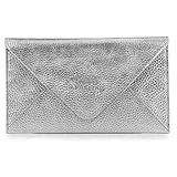 Otto Angelino Otto181, Travel Accessory Envelope Card Holder Women's, Argento, Taglia Unica