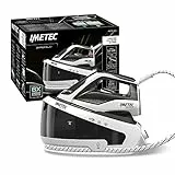 Imetec Zerocalc Pro Ps2 2200 Ferro da Stiro Generatore di Vapore, Tecnologia Anticalcare, Fino a 5.6 Bar Pump, Colpo Vapore 240 G, Piastra in Acciaio Inox, 3 Filtri con Ioni D’Argento