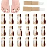 ZOCONE 20 Pezzi Raddrizzatore per Dita a Martello Correttore, Stecche per Dita dei Piedi, Raddrizza Dita Piedi, Tutore Alluce Valgo Correttivo per la Correzione di Dita a Martello Dita Piegate