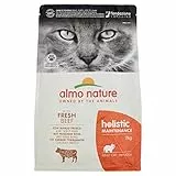 Almo Nature Holistic Maintenance con Manzo Fresco - Crocchette Gatto Adulto- Sacco da 2 Kg