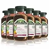 Antica Erboristeria Shampoo Rinforzante Fico d'India, Shampoo per Capelli Fini, con Ingredienti Naturali, 6 pezzi x 250 ml