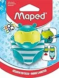 Maped - Temperamatite Croc Croc Hippo - Temperamatite Serbatoio ippopotamo - Riserva estensibile in tessuto - Funzione Clean