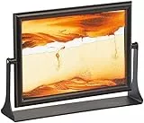 Infactory Kit per lavoretti con la Sabbia per Bambini - Sabbia Immagine di inclinazione: Quadro di Sabbia Eldorado con Cornice Girevole in Metallo, 13 x 18 cm (Armoniche Immagini di Sabbia)