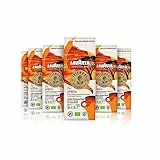 Lavazza, ¡Tierra! For Africa, Caffè Macinato, 6 Confezioni da 180 g, Ideale per Moka, con Note di Cioccolata e Frutta Secca, Caffè Biologico Arabica e Robusta Raccolto a Mano, Tostatura Media