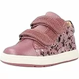 Geox B Biglia Girl C, Scarpe da ginnastica Bimba 0-24, Dk Rose Prune, 23 EU