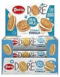 Doria Dore' Biscotti Frollini con Ripieno alla Vaniglia - Maxi Showbox da Banco con 20 confezioni da 75gr
