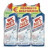 Wc Net - Candeggina Gel Extra White, Detergente per Sanitari e Superfici, Fragranza Ocean Fresh, 700 ml x 3 Confezioni