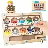Magnetico Labirinto per Bambini,Giochi di Labirinti Magnetici in Legno,Giochi Montessori 2 Anni Regalo Ragazza 3 Anni Giocattolo Bambino, Ragazzo Giocattolo Educativo in Legno