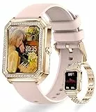 Efolen Orologio Smartwatch Donna, Chiamate Bluetooth Assistente Vocale SpO2, Whatsapp Notifica, Smart Watch per Android iOS