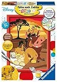Ravensburger Spieleverlag-Il Re Leone Lion King Nummer Dipingere con i Numeri, Multicolore, 27786
