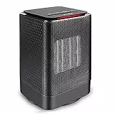 Brigros - Termoventilatore Elettrico Ceramica 950W, Riscaldatore Stufa Portatile Oscillazione Automatica per Piccoli Spazi, Casa, Ufficio
