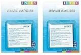 Intex Patch di riparazione di plastica del vinile dell'insieme bagnato (2)
