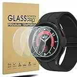 Diruite 4 Pezzi per Samsung Galaxy Watch 5 Pro 45mm Vetro Temperato Protettiva Schermo, HD Protettiva Pellicola per Samsung Galaxy Watch 5 Pro 45mm Pellicola Schermo[Senza Bolle][Antigraffio]