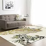 Tappeto, Soffice E Lavabile, Stampa 3D Cardinali, per Camera da Letto Soggiorno Camera dei Bambini Home Art Fashion Picture Decoration Tappeti,60(H) X120(W) Cm