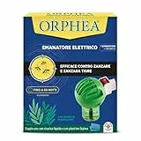 Orphea Insetticida, Emanatore Elettrico Contro gli Insetti, all'Euclipto, Emanatore + 1 Ricarica Liquida 30 ml