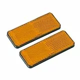 Lampa 20541 Euro-Norm, Catarifrangenti rettangolari - 90x35 mm - Arancio