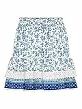 VERO MODA Vmmilan HW-Gonna Corta, Dazzling Blue/AOP:Mira, M Donna