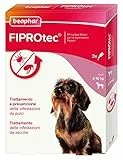 Beaphar FIPROtec Antiparassitario per Cane Taglia Piccola (2-10 Kg), Protegge da Pulci e Zecche - In Confeziona da 3 Pipette