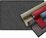 Zerbino Asciugapassi Antiscivolo Antinciampo Tessitura Morbida Retro Gommato Varie Misure 100% Made in Italy tappeto asciugapasso (60x90 cm, GRIGIO)