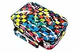 EDATOFLY 72 slots Astuccio Matite, Ampia Capacità Borsa per Cancelleria Porta Penne Tasca Custodia Organizzatore Borsa Cancelleria per Teenager, Studenti e Artisti (Piazza)