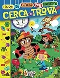 Cerca e Trova per Bambini 3-6 anni: Libro Prescolare Gigante di giochi e passatempi enigmistici con attività educativi e interattivi di vacanze per scuola materna gli animali.