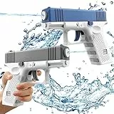 Water Gun Giocattoli,2 Pezzi Mini Pistola ad Acqua Bambini,Pistole ad Acqua in Plastica Pistola,Pistole Fucili ad Acqua Giocattolo,Pistola ad Acqua per Bambini Gioco (E)