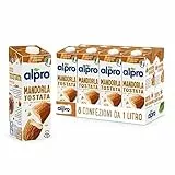 ALPRO CLASSICO, Bevanda alla MANDORLA, 100% vegetale con vitamine B2, B12 e D2, E (8 confezioni x 1 Litro)