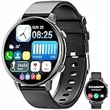 Smart Watch Uomo Donna Rispondi/Effettua Chiamate,1,4'' Orologio Fitnesscon Frequenza Cardiaca,Spo2,Sonno,Oltre 100 Modalità Sportive,Tracker Attività Impermeabile IP67 Compatibile con Android IOS
