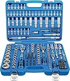 BGS 2243 Set chiavi a tubo 6,3 (1/4) + 10 (3/8) + 12,5 (1/2), 192 pezzi profil Pro Torque®