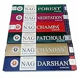 Golden Nag Champa – Bastoncini d'incenso - Vijayshree - 6 scatole