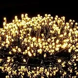 Avoalre Luci di Natale 1000 LEDs 25M, Catena Luminosa 8 Modalità Impermeabile IP44 Luci Albero di Natale Decorative per Interno Esterno Natale Atmosfera Romantica Camera Festa Nozze, Bianco Caldo