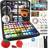 TAVADA 362pcs Kit da Cucito,Set da Cucito,Kit Cucito Set contiene 41 Rotoli di Filo Colorato,Set da Cucito con Accessori da Cucire con Cassetta Degli Attrezzi,per Casa,Principianti,Viaggiatori