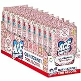Ace Salviette Igienizzanti con Alcool, Cartone da 10 Pacchi x 40 Salviette, 400 Salviette