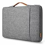 Inateck Custodia 14 Pollici Compatibile con 15,3 MacBook Air M2 2023(A2941), 14 Pollici Chromebook Notebook Ultrabook, 15 MacBook Pro 2019-2016 (A1990/A1707), 15' Surface Laptop 5/4/3 - Grigio