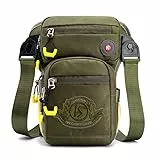 HXYIYG Marsupio Gamba Moto,Marsupio Moto da Gamba Moda Coscia Goccia Gamba Borsa per Uomo in Vita Confezioni Maschile Moto Moto Bike Ciclismo Viaggio Sport all' Aperto Sport Fanny Pack (Color : 1)