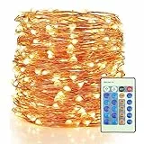 Catena Luminosa, 50 metri 500 LED Stringa Luci led Filo Rame, Impermeabile dimmerabili Bianco Caldo Luce Stringa Luminosa per Decorazioni Interne ed Esterni Giardino Natale Matrimonio Vacanze Festa