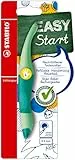 Penna Roller Ergonomica - STABILO EASYoriginal Pastel per Mancini in Verde Menta - Cartuccia Blu inclusa