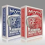 SOLOMAGIA Mazzo di Carte Phoenix Marked - Dorso Blu - Mazzo segnato - Mazzi Phoenix - Giochi di Prestigio e Magia