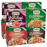 Star Il Mio Gran Ragù Star Il Mio Gran Ragù Mix Sughi Pronti Classico Extra Gusto Salsiccia Speck con Pomodoro Conserve Senza Glutine - 16 Lattine da 180g