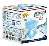 Ariasana Kit Maxi Deumidificatore, Assorbiumidità fino a 40 m², Assorbiumidità anche per cantina, stanzino, bagno, cucina, camper, Dispositivo e 2 ricariche in sali da 450 g
