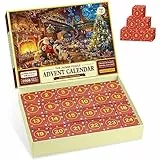 DBPBToU Calendario dell'Avvento 2023 Puzzle 1008 Pezzi per Natale, 24 Giorni-24 Caselle Calendario dell'Avvento Puzzle, Regali di Natale per Adulti Bambini