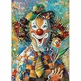 HUADADA Puzzle 1000 Pezzi, Puzzle Impossibili, Puzzle Adulti, Puzzle Arte per Adulti, Puzzle Paesaggi Giochi Rilassamento e Intelligence, Puzzle per Familiare, Puzzle Regalo, Simpatico Pagliaccio
