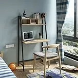 Home factory by Homemania Scrivania, Scrivania Back To School/Metal, Rovere Andalusia, Nero
