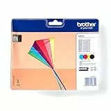 Brother LC223VALBP Cartucce InkJet Alta Capacità, fino a 550 Pagine, per Stampanti MFCJ4420DW, MFCJ4620DW, MFCJ5320DW, MFCJ5620DW, MFCJ5720DW, DCPJ562DW, MFCJ480DW, MFCJ680DW, Multicolore