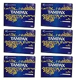 6 Confezioni assorbenti interni Tampax Regular tamponi per donna