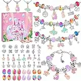 WEVOL Regalo Bambina 5-13 Anni Kit, Braccialetti Fai da Te Bambina Braccialetti Bambina Gioielli Idee Regalo per Natale Compleanno Regali del Ringraziamento per Ragazze di 5 6 7 8 9 10 11 12 13 Anni