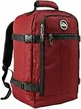 Cabin Max Metz Stowaway - Zaino piccolo da viaggio, 20 litri, 40 x 20 x 25 cm, bagaglio a mano per Ryanair e altre compagnie aeree, Rosso ossido