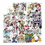 nobrand 40 Cartoni Animati Topolino Impermeabile Crema Solare Valigia Chitarra Notebook Trolley Trolley Adesivo 5-8 cm